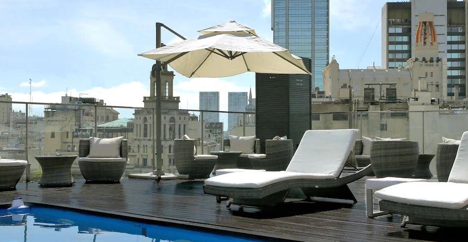 725 Continental Hotel Buenos Aires Eksteriør bilde Rooftop pool at the Mandarin Oriental, Buenos Aires