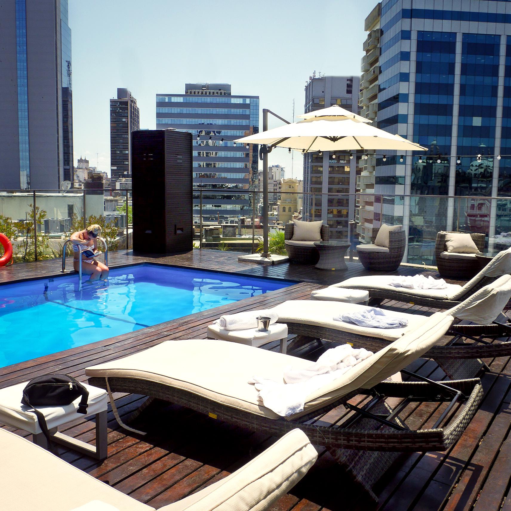 725 Continental Hotel Buenos Aires Eksteriør bilde Rooftop pool