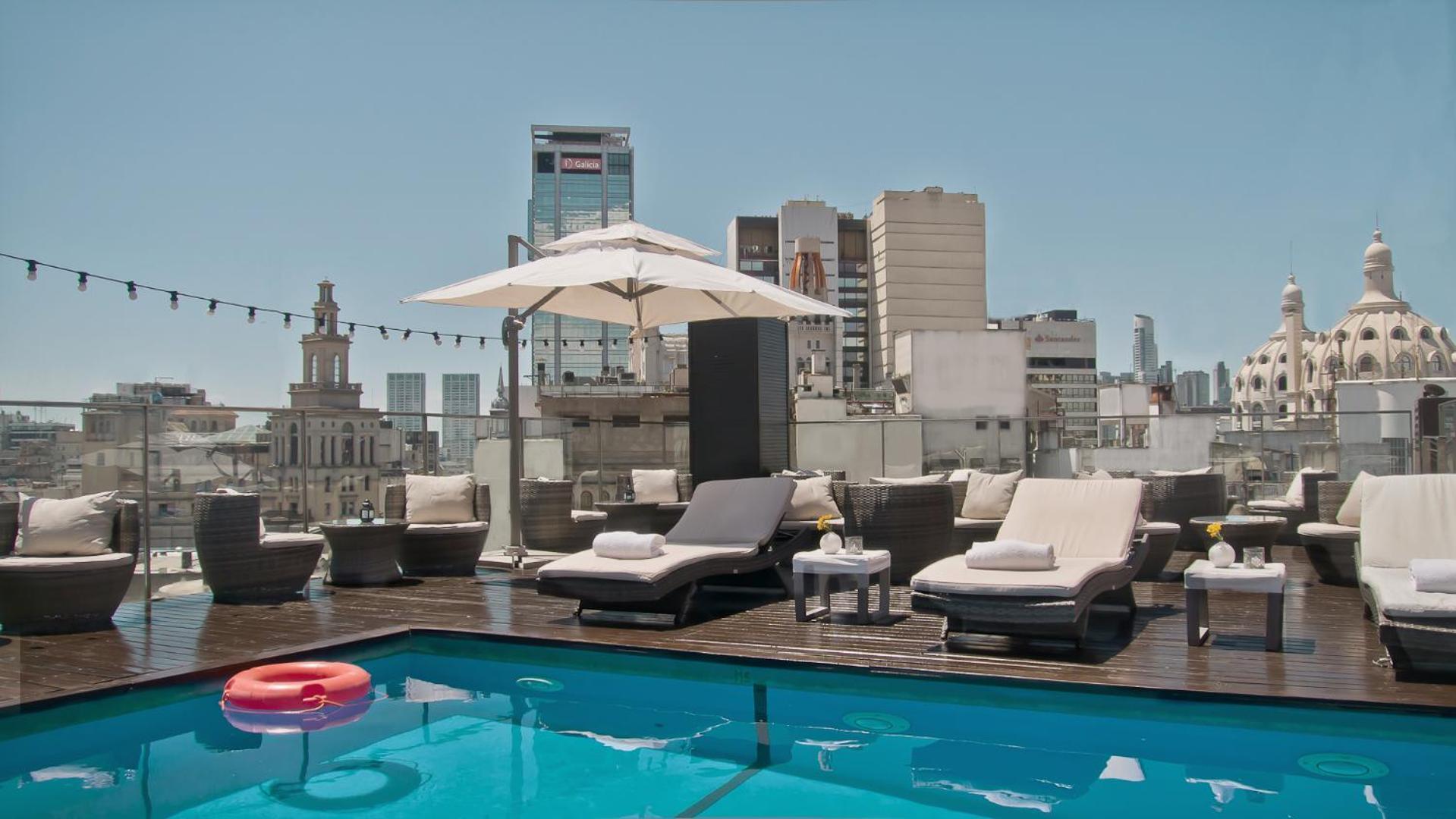 725 Continental Hotel Buenos Aires Eksteriør bilde Rooftop pool