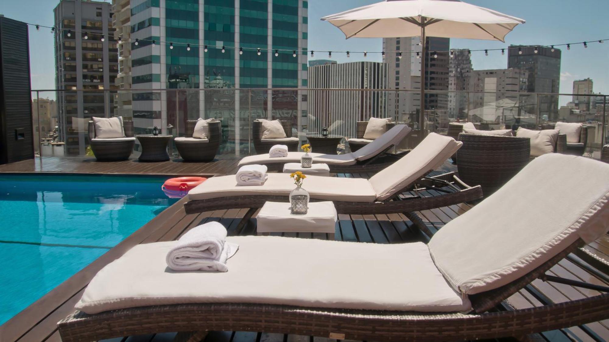 725 Continental Hotel Buenos Aires Eksteriør bilde Rooftop pool